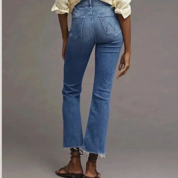 MOTHER size 26 The Hustler Ankle Fray Jeans Can't Stop Staring Women's B1766 - Picture 8 of 8